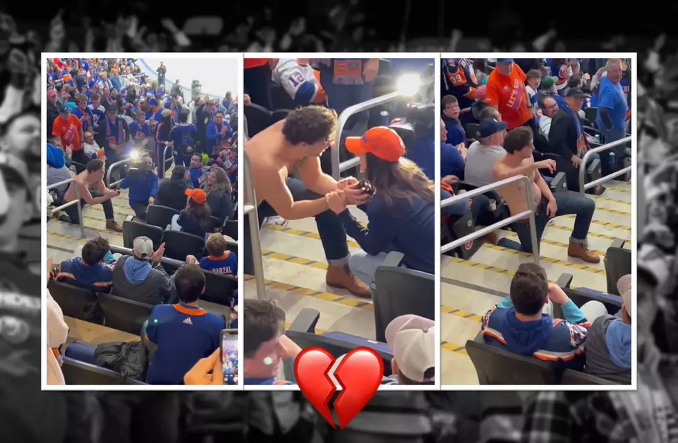 She Said No! Watch This New York Hockey Fan Get Embarrassed After Proposal