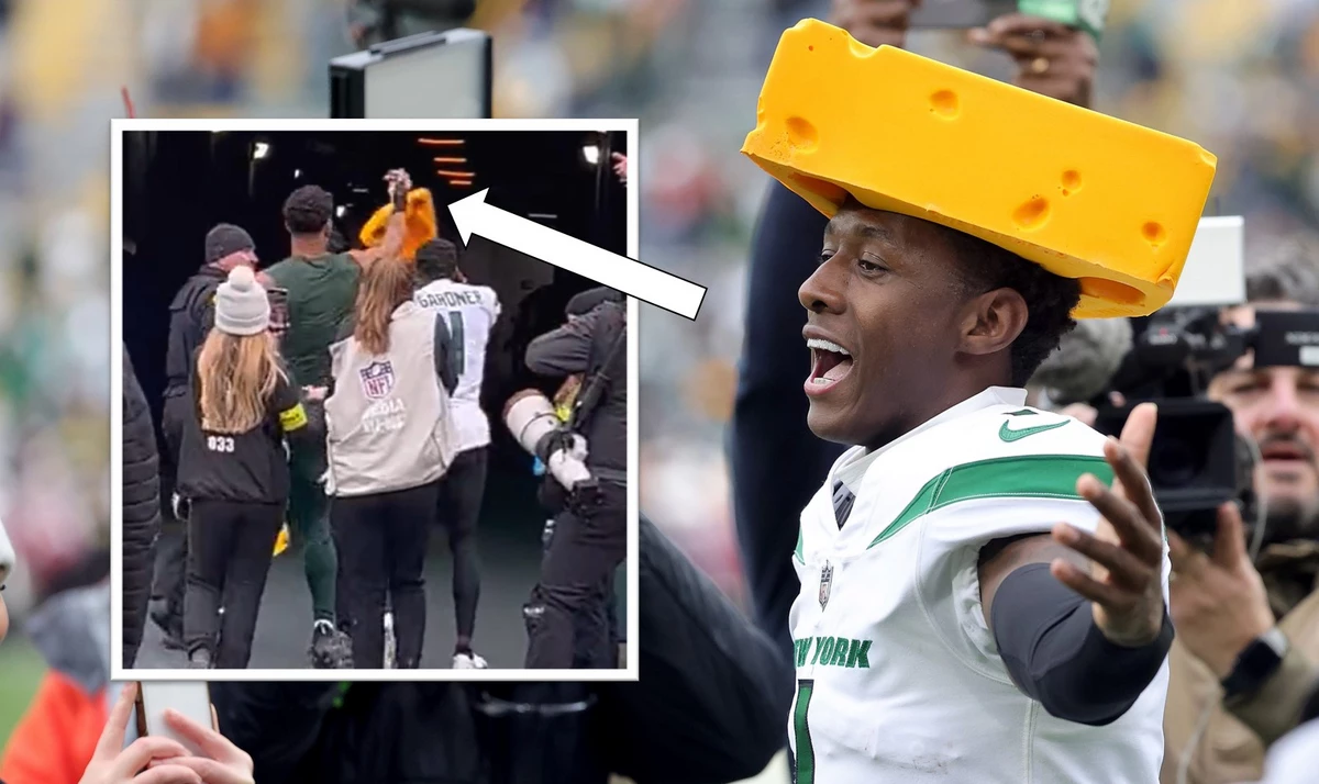 Jets rookie CB Sauce Gardner trolled Packers fans with their trademark  cheesehead 