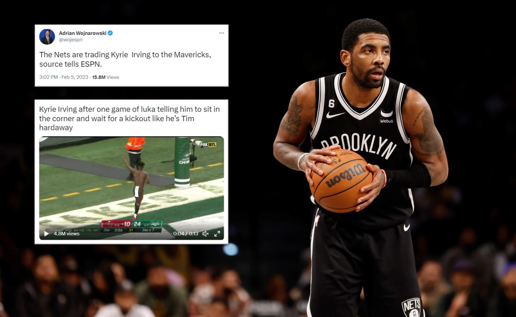 New York Fans Roast Kyrie Irving in Hilarious Tweets After Trade