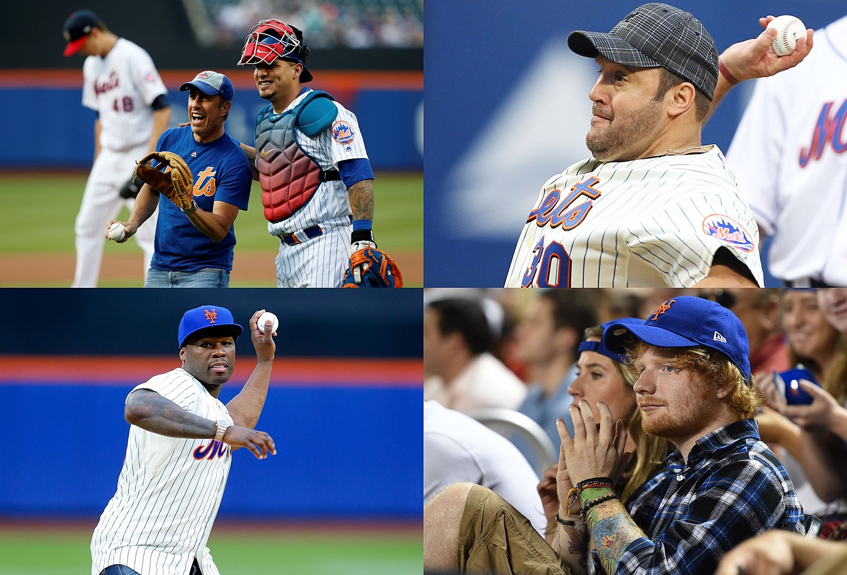 Ten Celebrities Who Were Spotted Wearing New York Mets' Colors