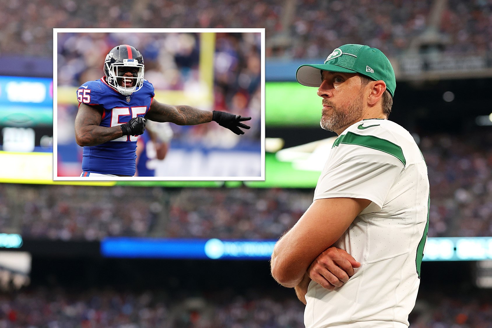 Don't Know Who You Are': New York Jets' Star Clowns Giants' LB