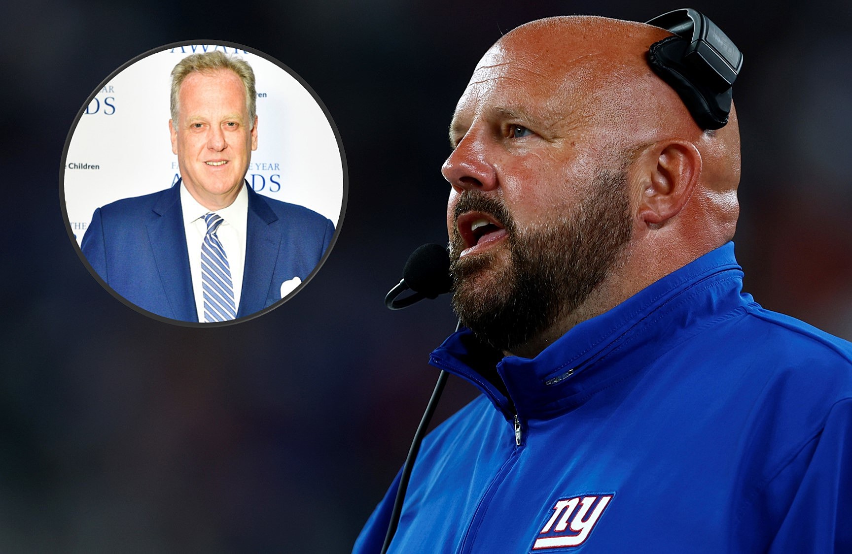 Brian Daboll New York Giants head coach during training camp at the News  Photo - Getty Images