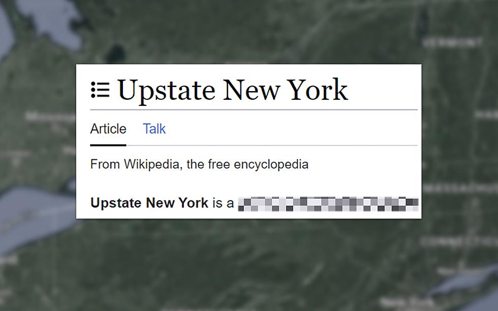We Asked Wikipedia ‘Where is Upstate New York?’, This Was the Answer