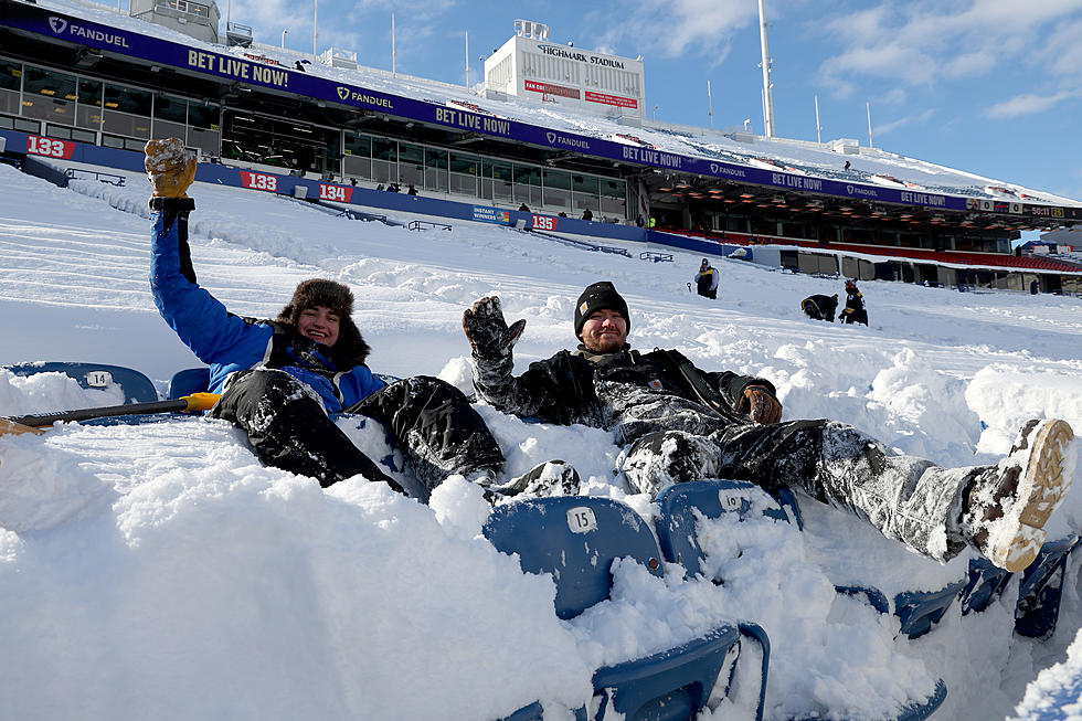 Bills’ Stadium is Still COVERED in Snow, and Buffalo Fans Don’t Care [PHOTOS]