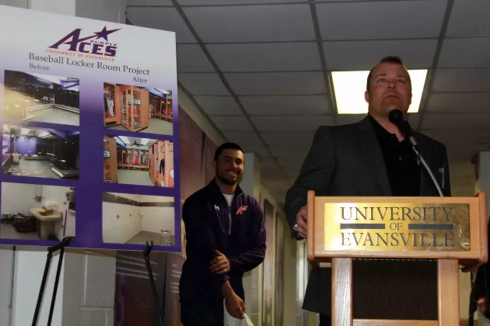 University of Evansville Dedicates New Baseball Locker Room