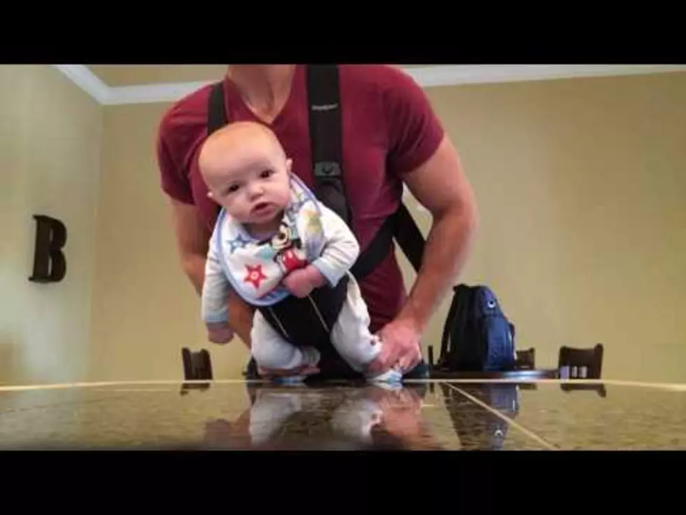 Dad and his Baby Son Showing off some Dance Moves! [Video]