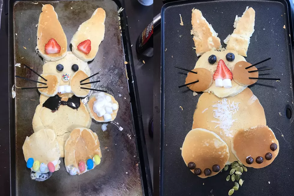 Easter Bunny Pancakes IRL - Who Made Them Better? [Video]