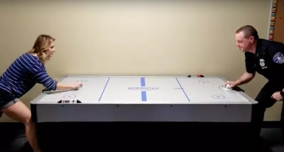 EPD vs Bobby and Stacey in Air Hockey &#8211; Who Is The Victor?