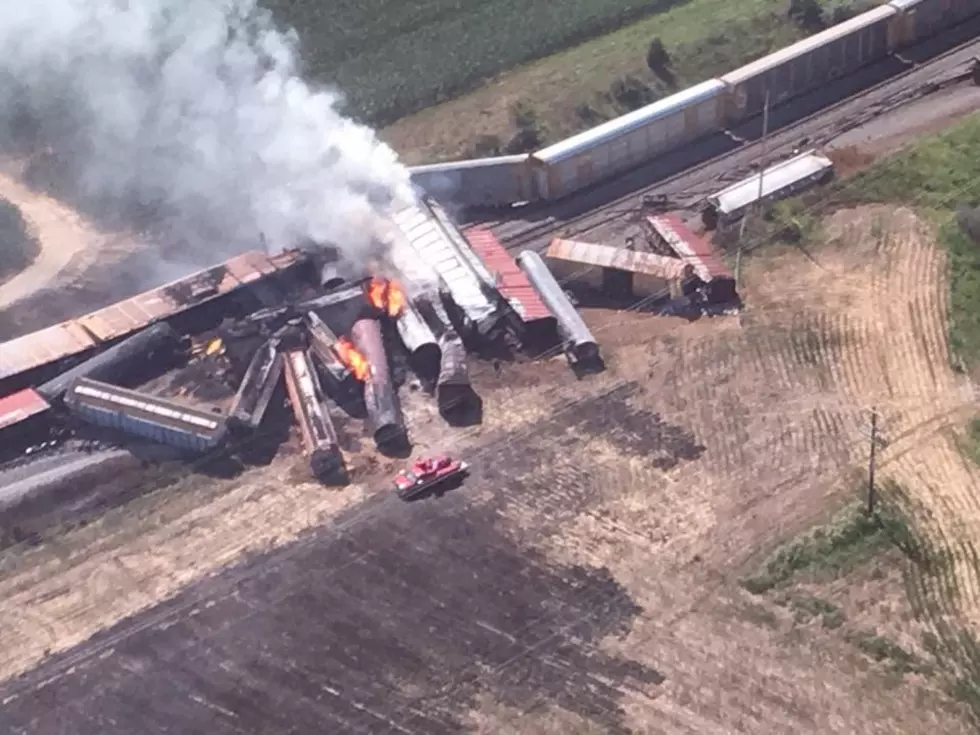 Aerial View of the Train Derailment in Gibson County [Photos]