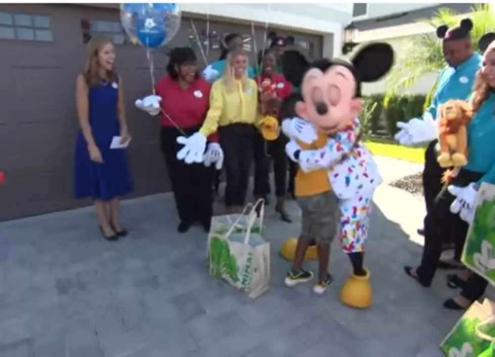 Mickey Mouse Surprises Boy After Selfless Act