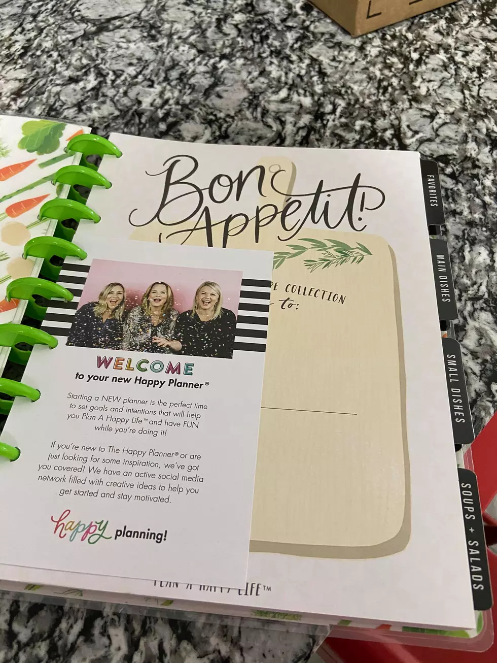 Here is the mystery recipe planner