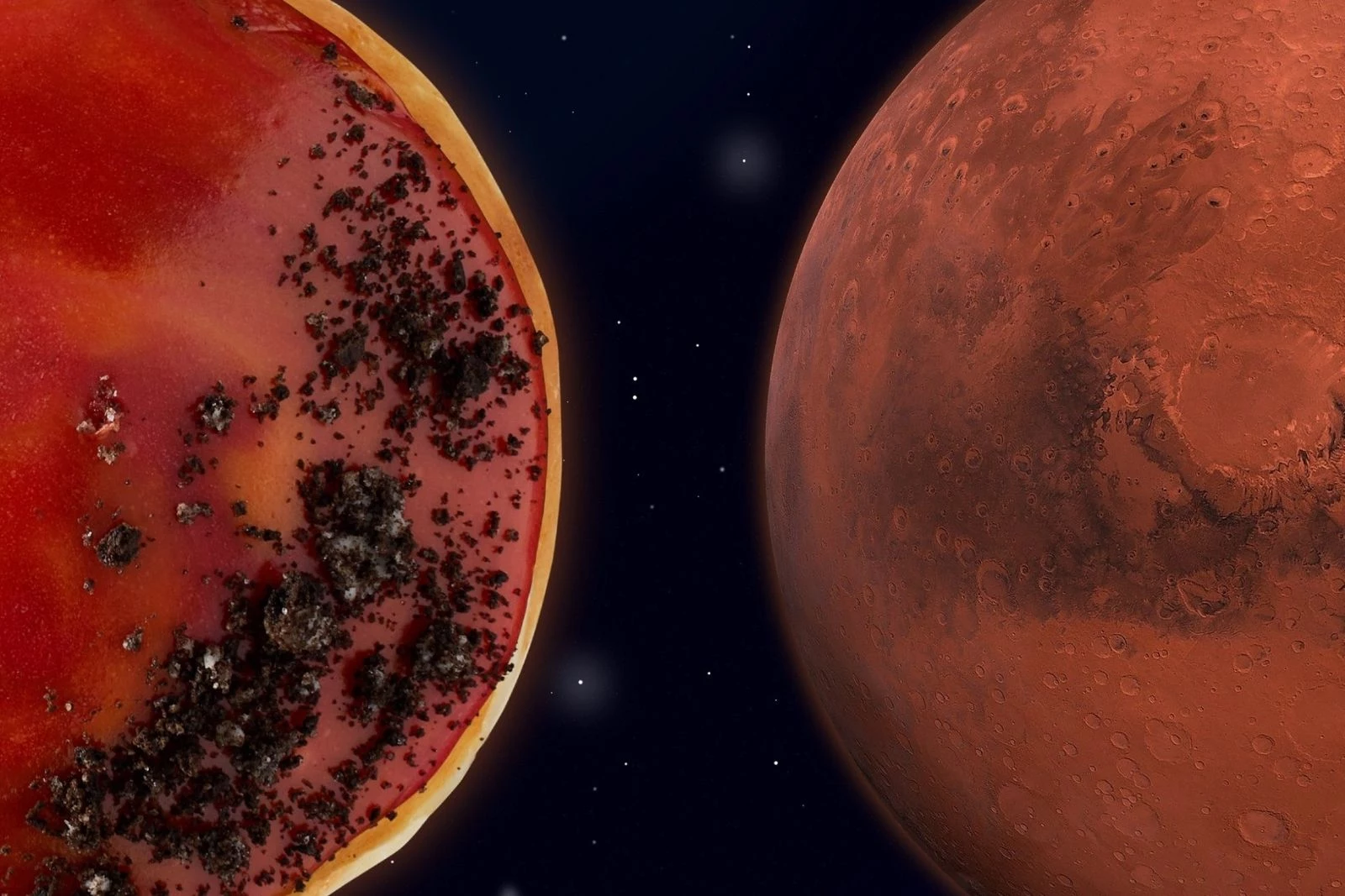 Doughnut\' Kreme NASA \'Mars Celebrates Krispy with Mission