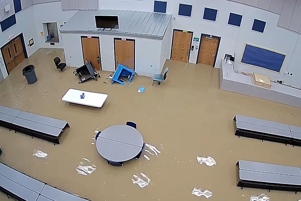 Video Shows Devastating Flood Damage to Southern Indiana School