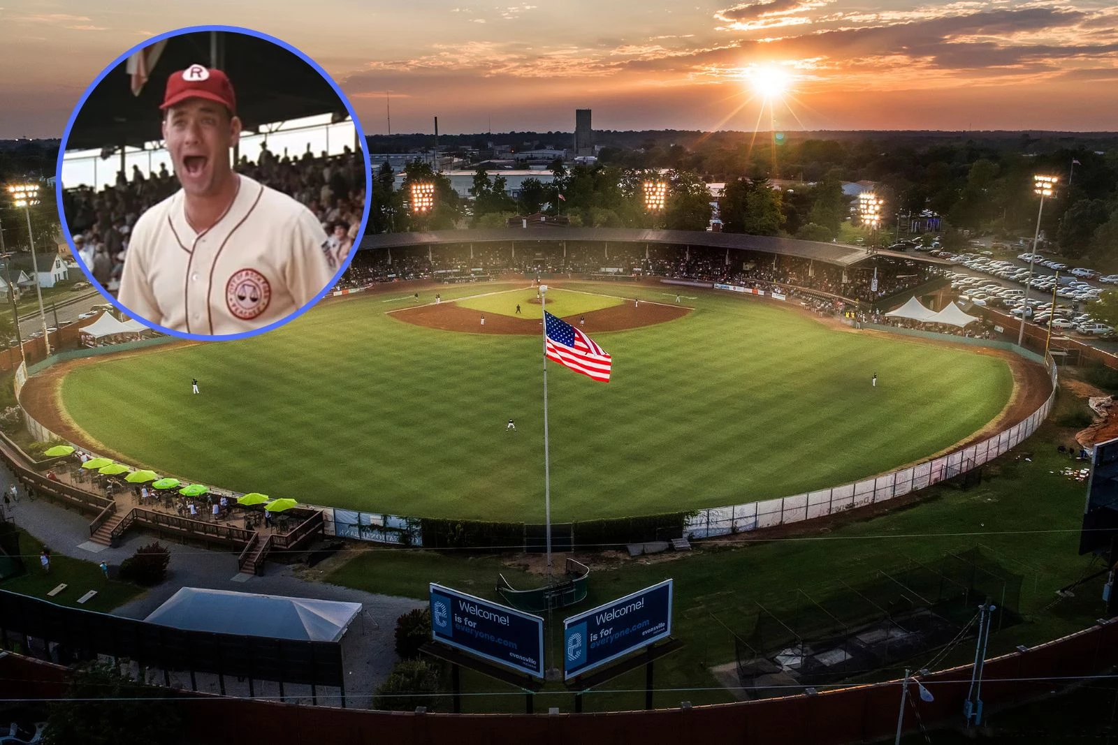 Happy birthday to Tom Hanks!! Who portrayed Rockford Peaches