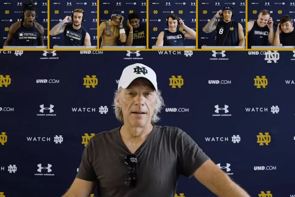 Jon Bon Jovi Makes Surprise Appearance in Notre Dame Football Karaoke Video