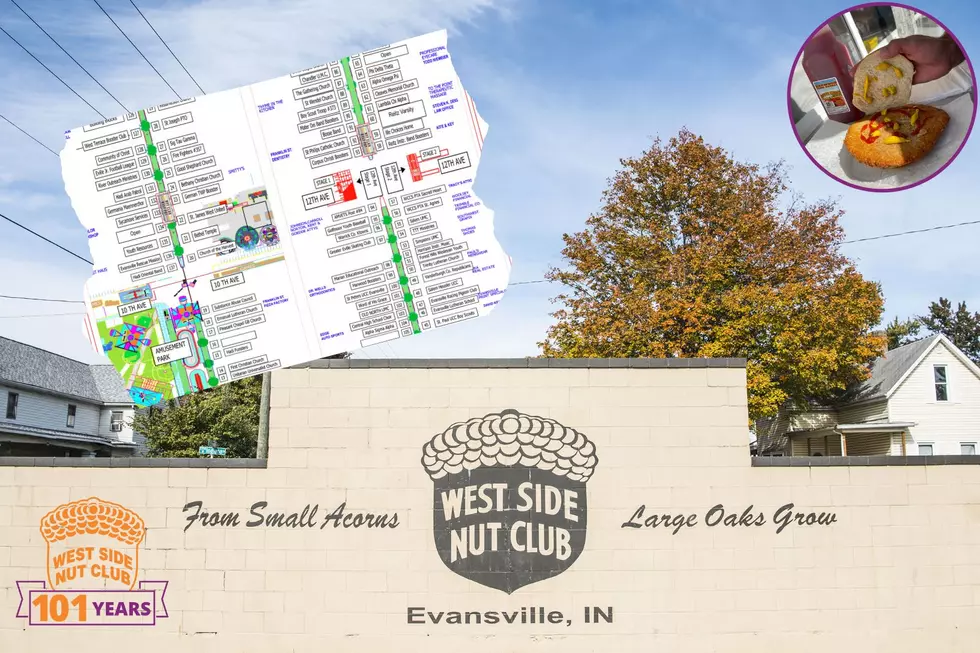 Evansville, IN West Side Nut Club Fall Festival 2022 Munchie Map
