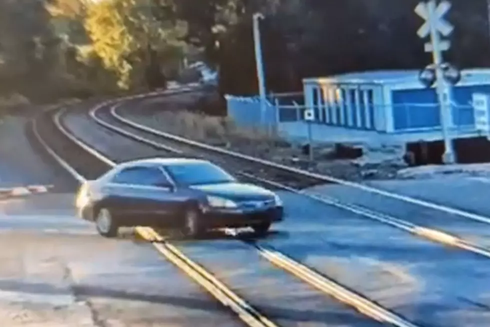 Dramatic Video Captured by Indiana Train Depot: Watch Car Miss Train by Seconds