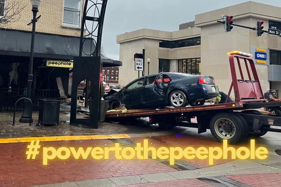 Downtown Evansville Starts Virtual Tip Jar to Support Peephole Bar After Car Crashes into Building