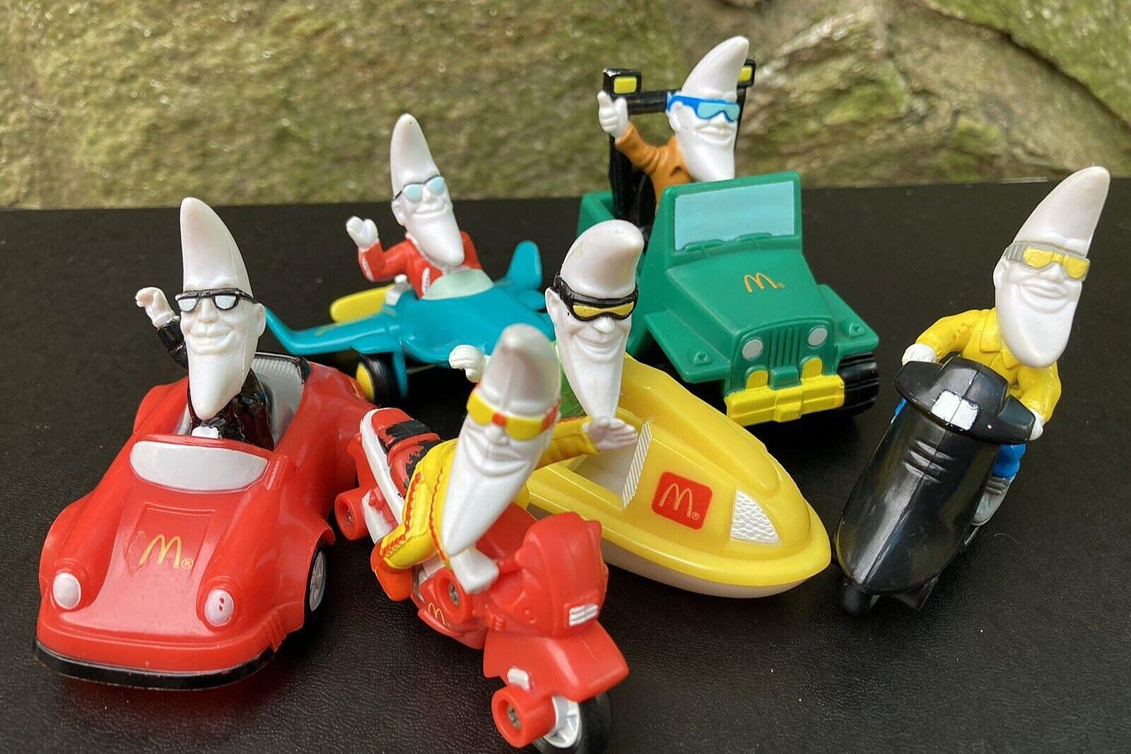 Vintage 80's Mcdonald's French Fries Food Racer Toy 