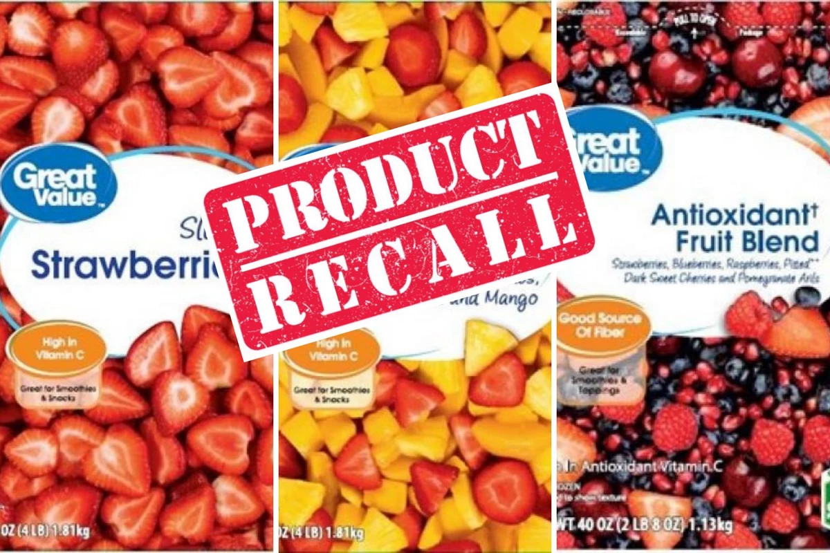 Great Value Frozen Fruit Products Recalled in IN, KY, and IL