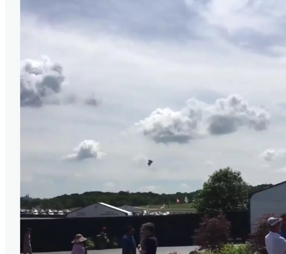 Blimp Crashes Catches Fire At US Open