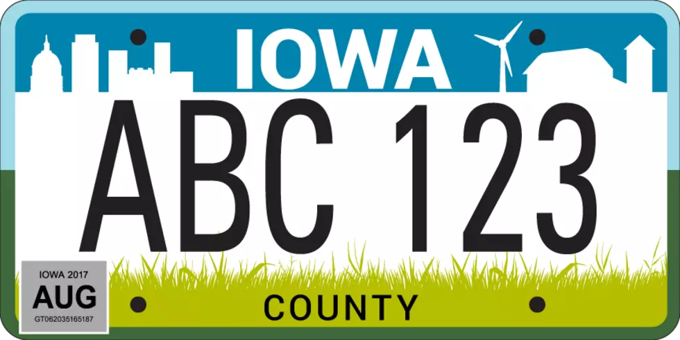 New Iowa License Plates To Roll Out Over Next Two Weeks