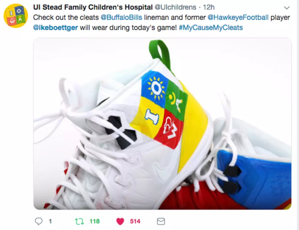 Former Hawkeye Supports Children&#8217;s Hospital With Cleats