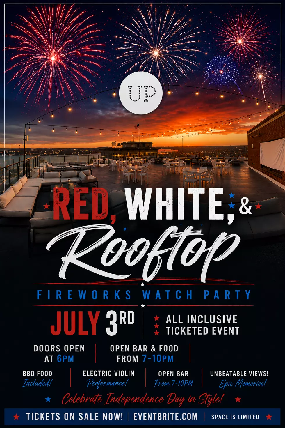 Up Skybar Red White & Rooftop