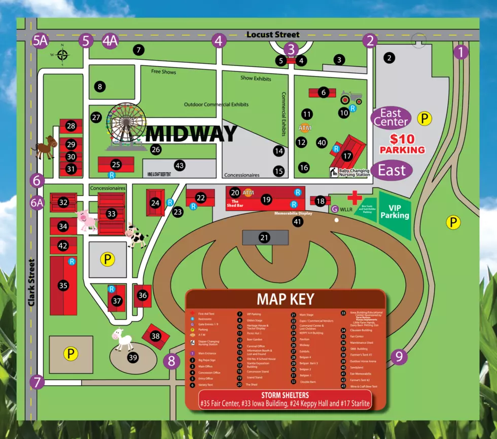 Mississippi Valley Fair Map