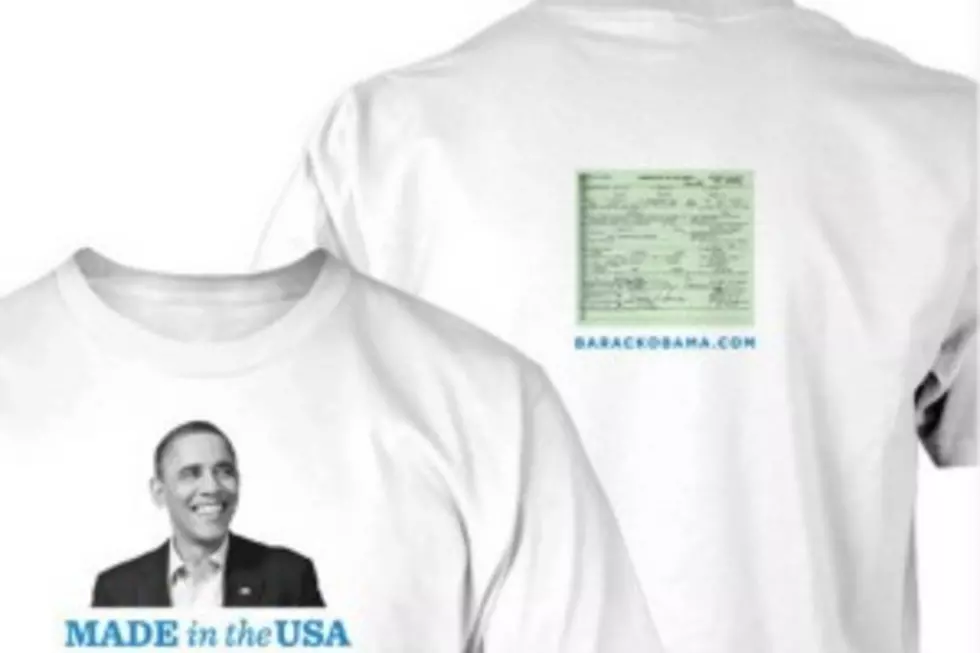 Obama Selling Birth Cerificate T-Shirts For Campaign Money