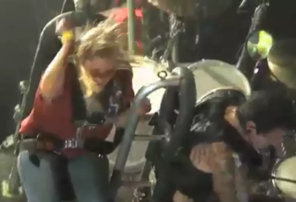 Q103 Winner Takes a Ride with Tommy Lee on the 360 Drum Kit Coaster [VIDEO]
