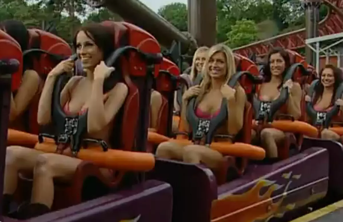 Tits fall out on roller coaster - 🧡 People's faces on a roller coaste...