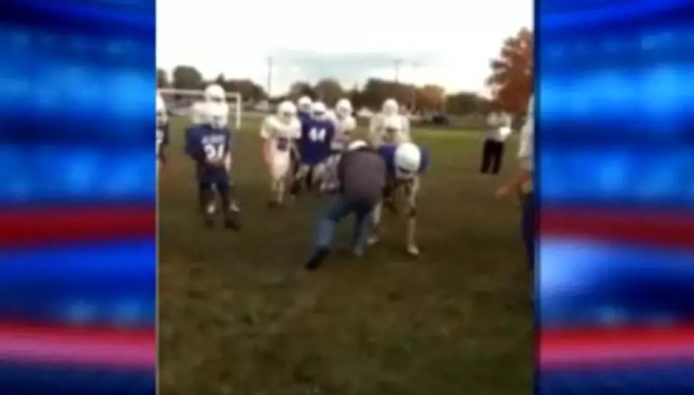 Youth Football Coach Accidently Breaks Players Collarbone