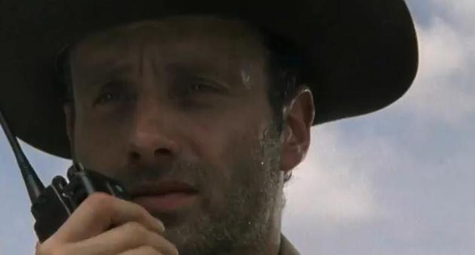 Walking Dead's Rick Grimes Is A Walkie Talkie Hog [VIDEO]