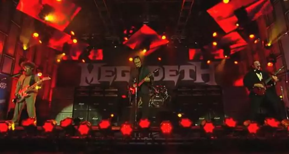 Megadeth Performs On Jimmy Kimmel Live [VIDEO]