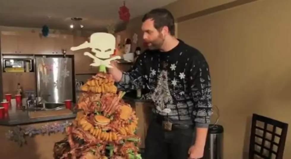 Bacon Christmas Tree Cooked Up By The Guys From Epic Meal Team [VIDEO]