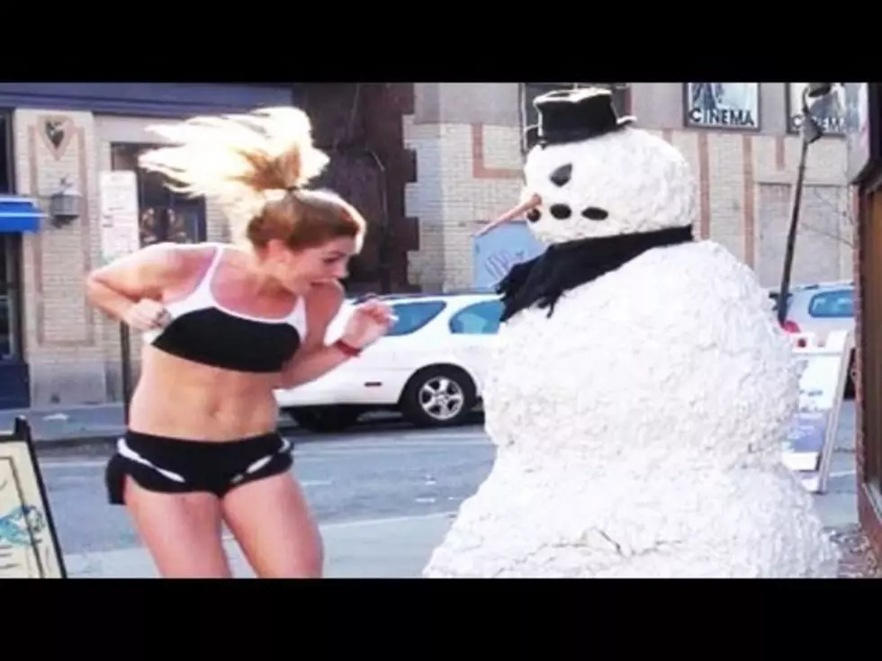Beware of the Scary Snowman [VIDEO]