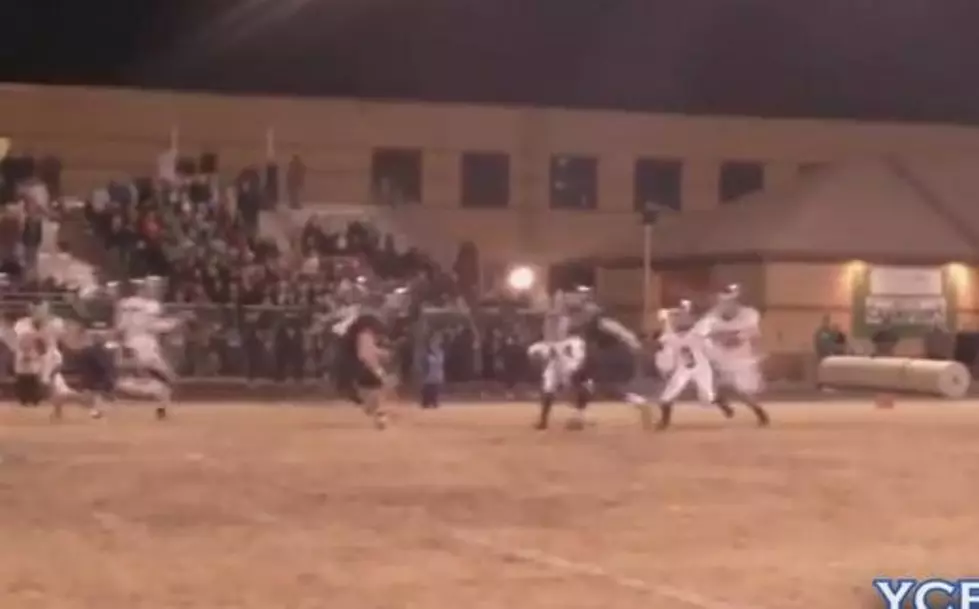 High School Football Player Uses ‘Matrix’ Style Move To Avoid Tackle [VIDEO]
