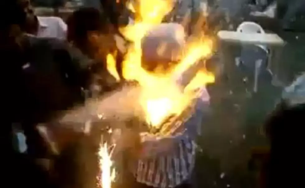 Watch This Guy Light His Face On Fire [VIDEO]