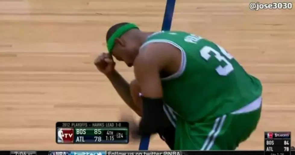 Celtics Paul Pierce ‘Tebows’ After Making Free Throw