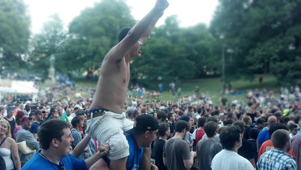 Is Sitting On Your Bro’s Shoulders While Shirtless At A Concert Gay?