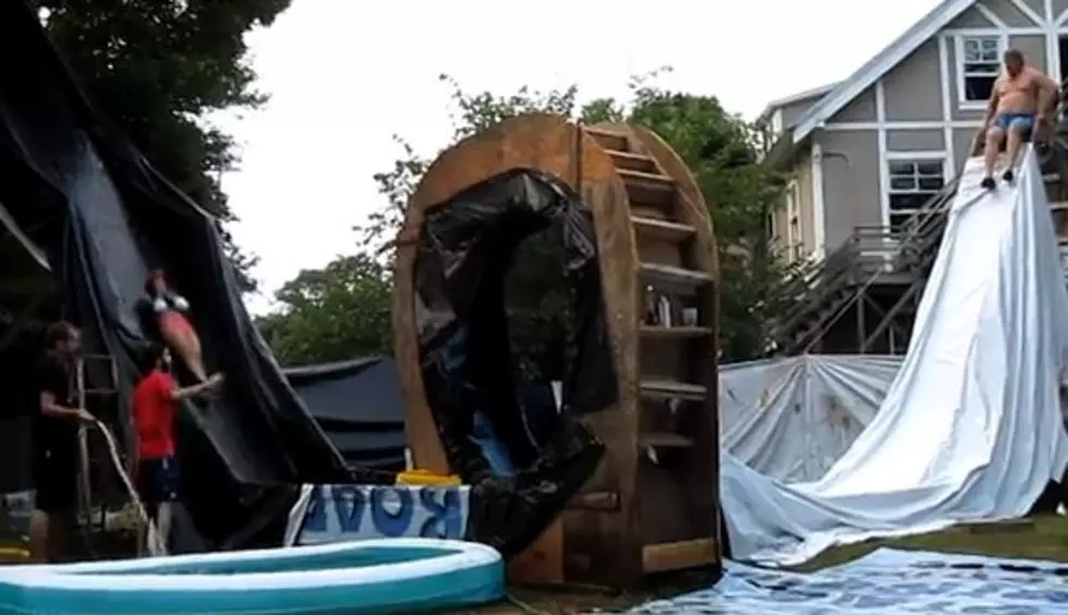 Backyard Water Slide of Doom [VIDEO]