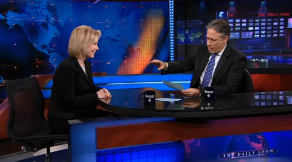 Senator + Local MILF Kirsten Gillibrand Appears on Daily Show [VIDEO]