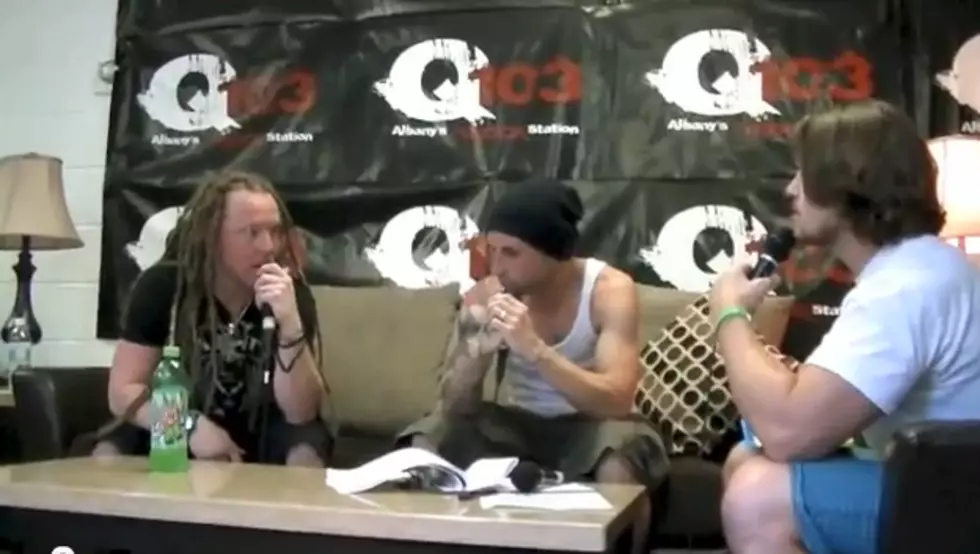 Shinedown Chat With Dalton Backstage at Q-Ruption 2012 [VIDEO]