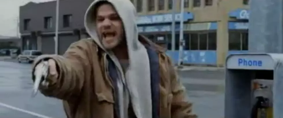 8 mile fight scene cheddar bob shoots him self in the nuts
