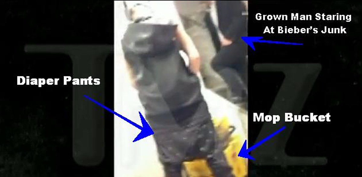Bieber Pees In Mop Buckets? [VIDEO]