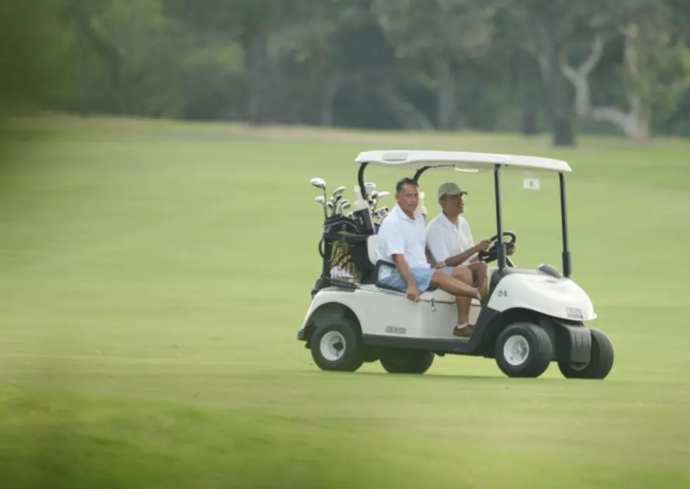 Man Allegedly Drives Golf Cart Drunk, Crashes Into Creek