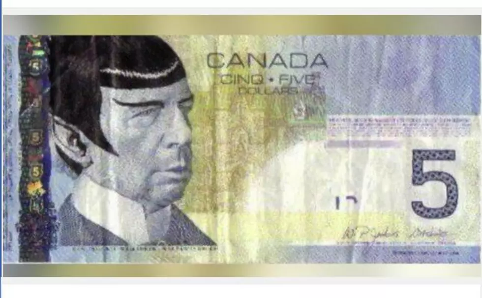 Spock Is All Over Canadian $5 Bills