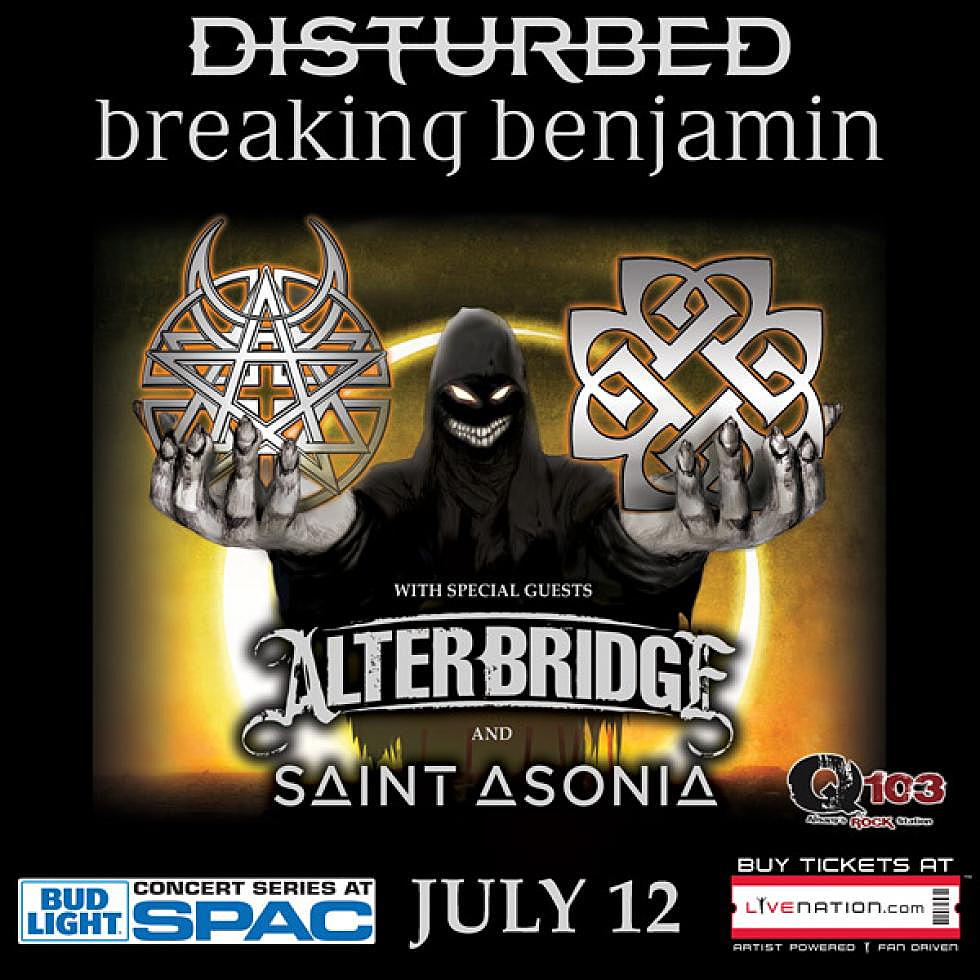 Win Tickets to See Disturbed at SPAC During Free Ticket Tuesday