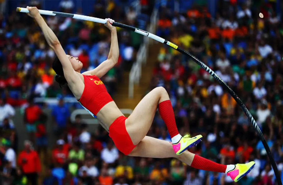 A Japanese Pole Vaulter’s Penis Gets In The Way